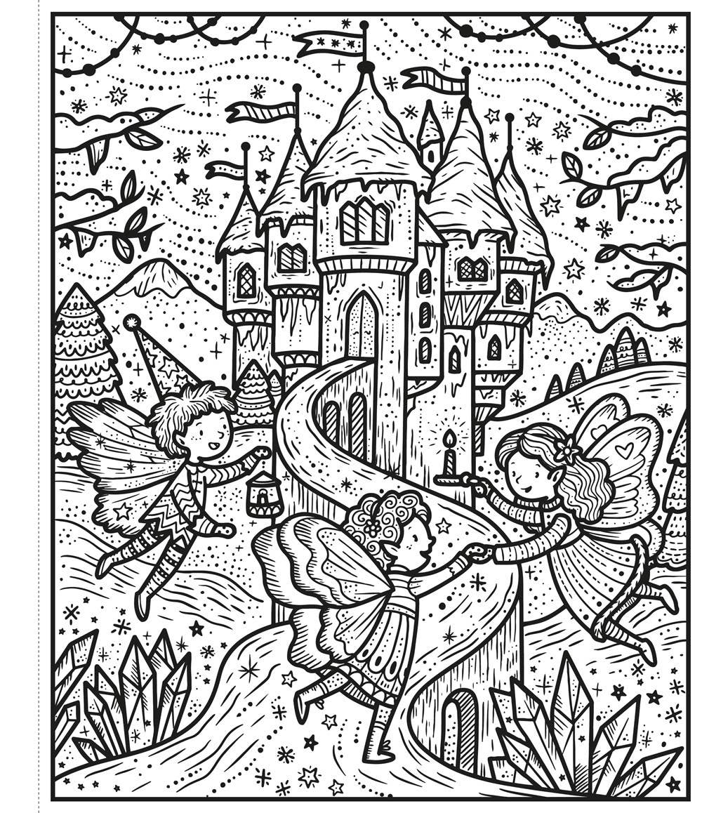 HarperCollins - Wholesale Coloring & Activity Book - Kids & Baby - Winter Wonderland Magic Painting Book : Usborne3