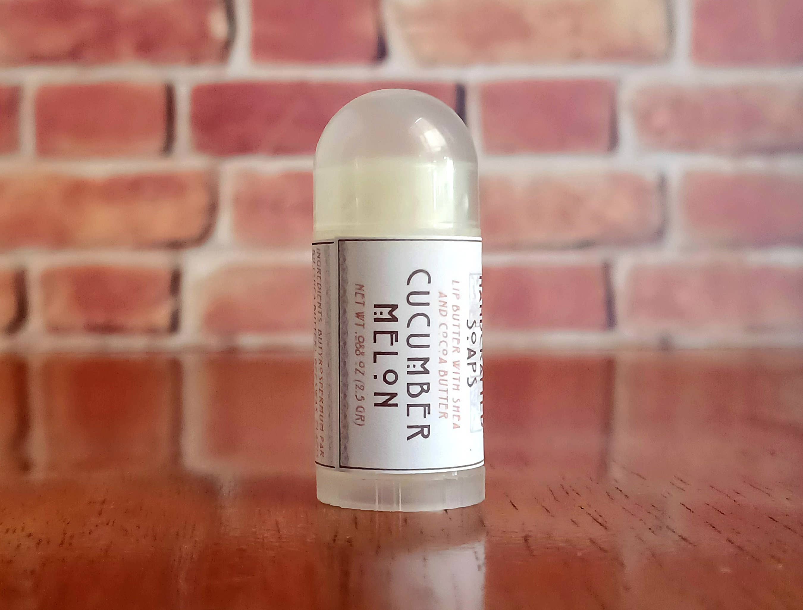 Canfield Handcrafted Soaps - Wholesale Lip Balm - Mini Lip Balm with Shea and Cocoa Butter - Cucumber Melon