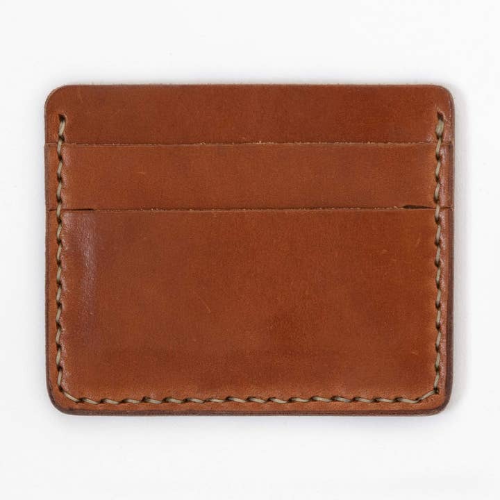 Porte-cartes fin Buck Brown pour la vente par KMM & Co.