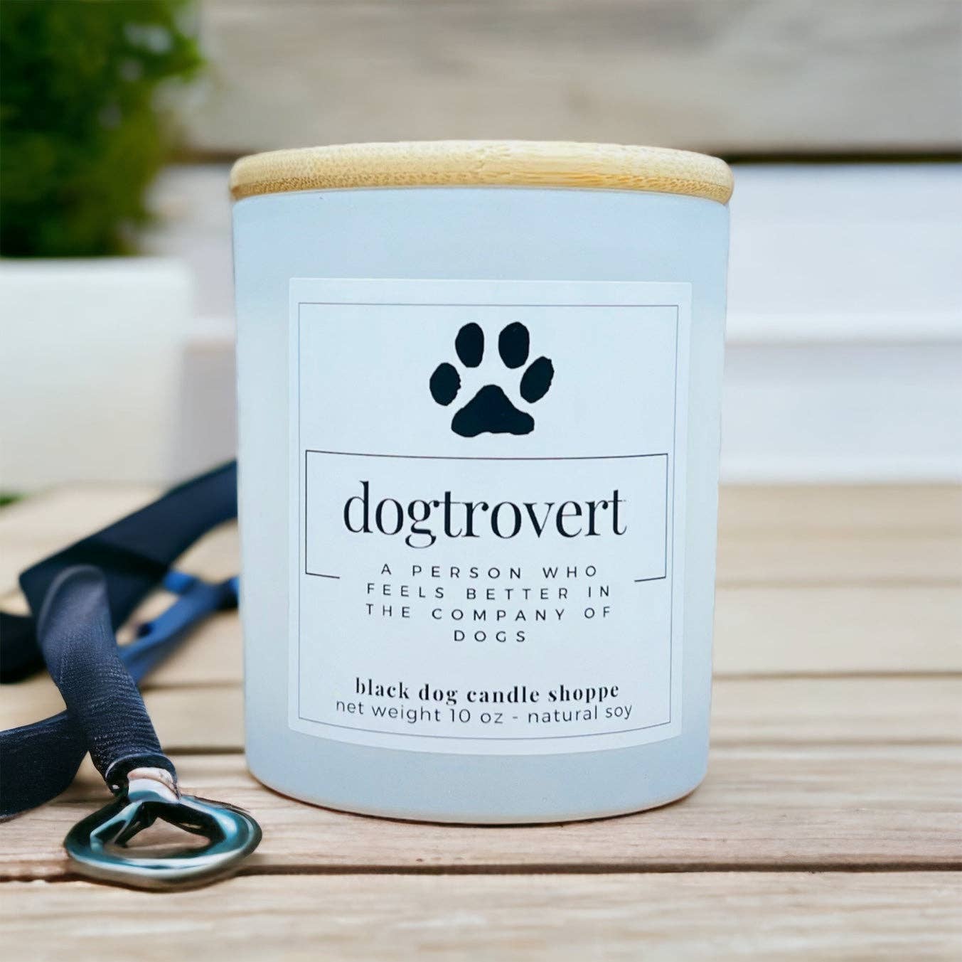 The Black Dog Candle Shoppe - Vendita all'ingrosso Candela in vasetto - Candela Dogtrovert per amanti dei cani9