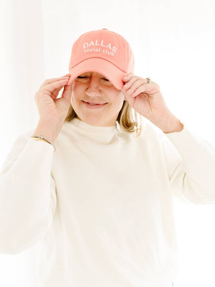Dallas Social Club Embroidered Baseball Cap, Sports Apparel for wholesale by HOPE & JOY