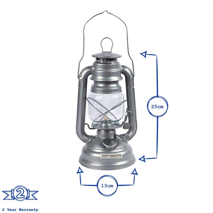 Rinkit Ltd – wholesale Lantern – 25cm Metal Paraffin Hurricane Lantern - By Redwood1