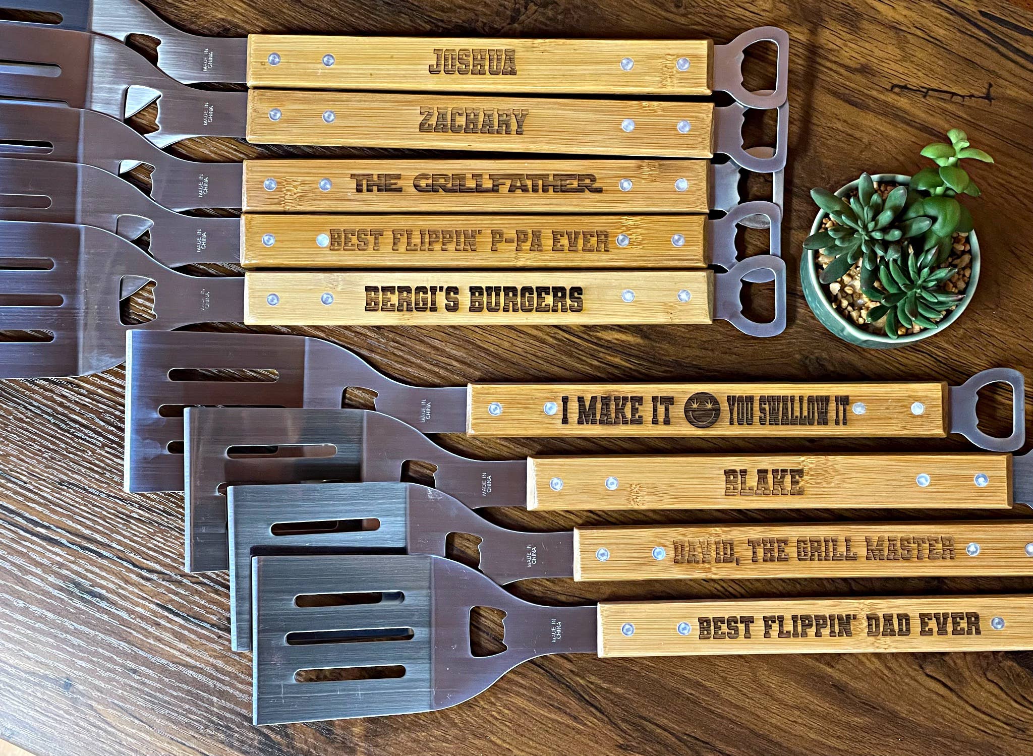 Lasting Impressions CT - Wholesale Spatula/Turner - Custom Personalized Barbecue Spatula for Dad Fathers Day1