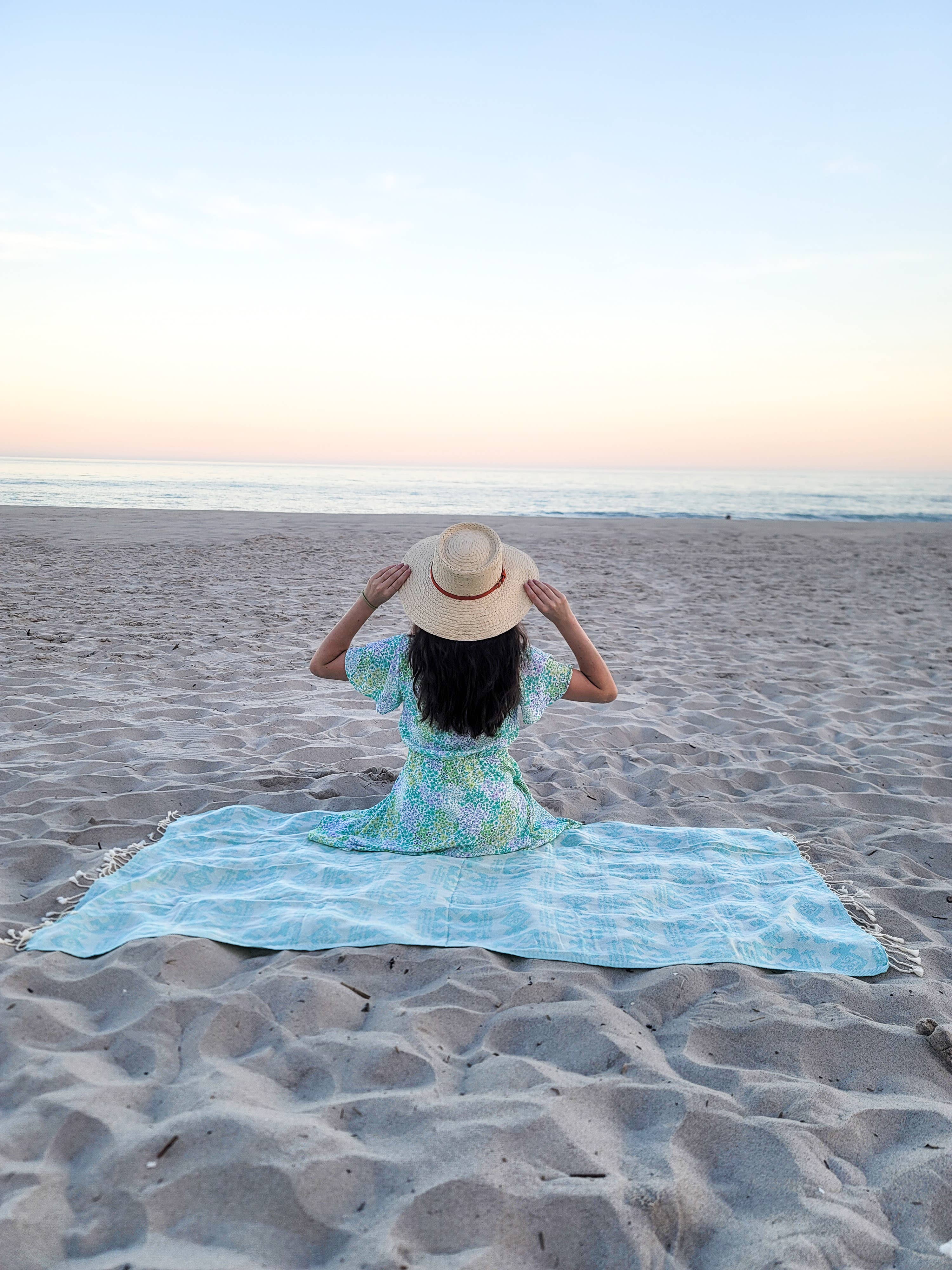 Kalkedon Towels – wholesale Beach towel – Mexican Blanket | Aztec Throw | Oversized Turkish Towel5