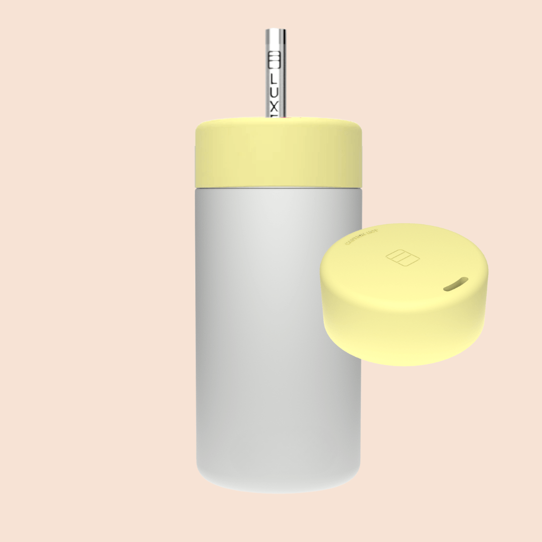 Luxey Cup – wholesale Isolerade dryckesvaror – GRÅ - Duo Switch Rostfritt Stål Mugg 12oz5