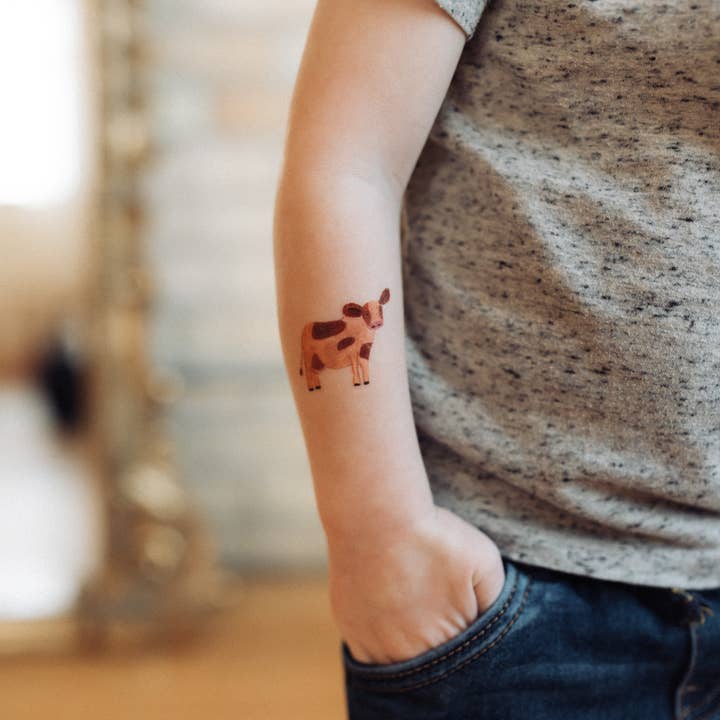 Saint Tattoos - Vendita all'ingrosso Tatuaggi temporanei - Tatuaggi temporanei con animali da fattoria6