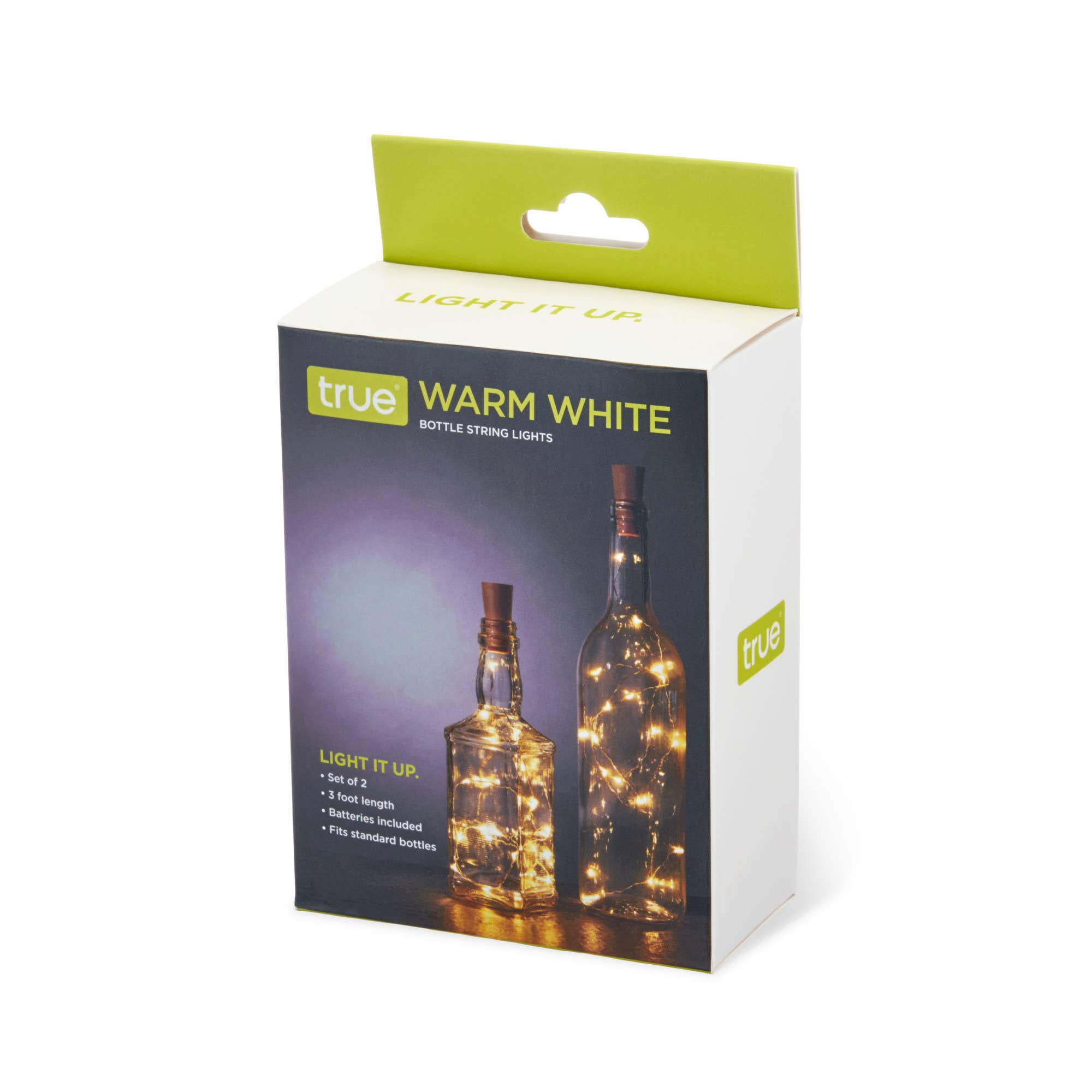 TRUE - Wholesale String Lights - LED Warm White Wine Bottle String Lights with Cork Set of 21