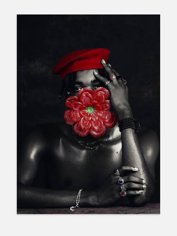 Black Rose poster for wholesale by Ouéso