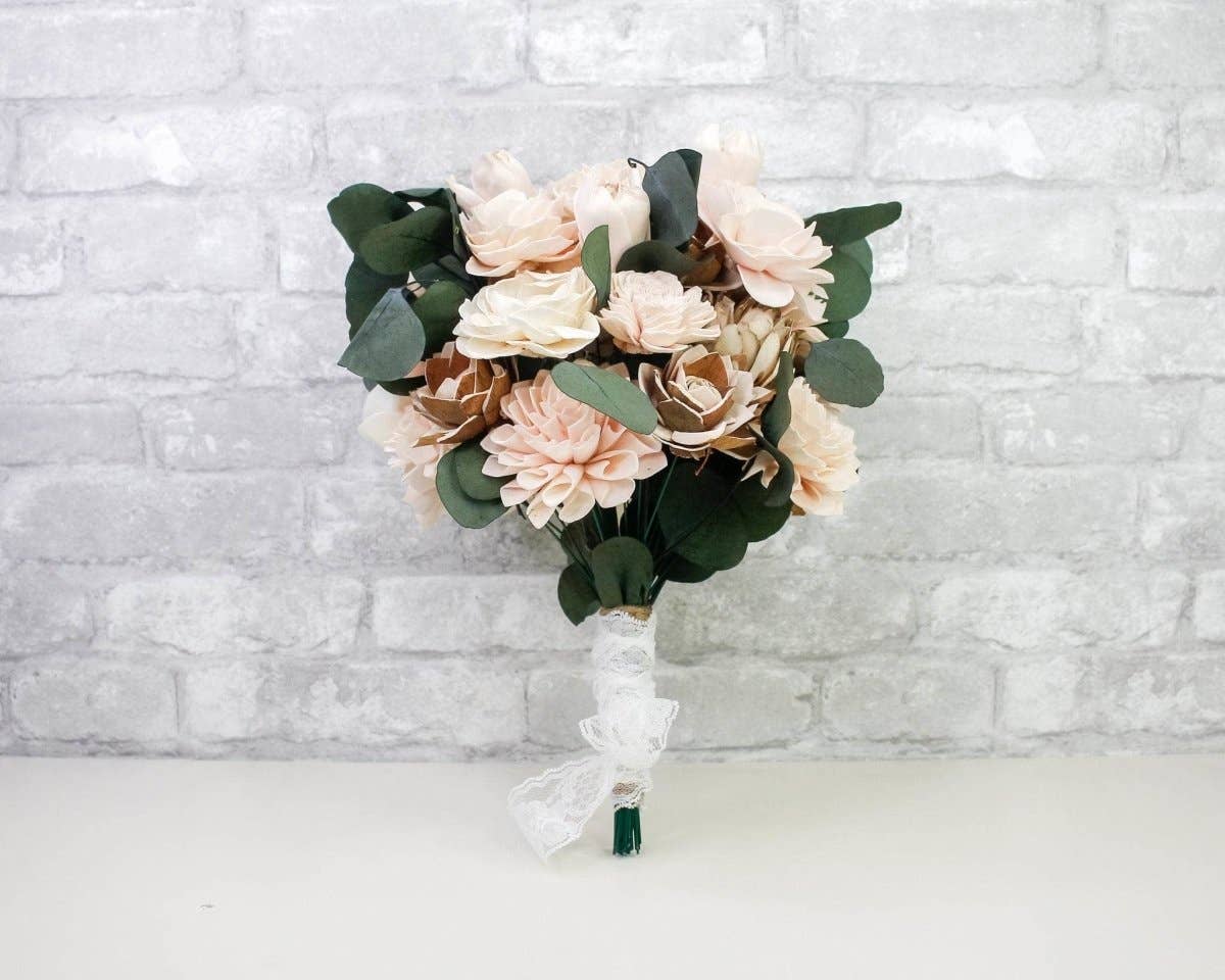 Sola Wood Flowers - Wholesale Dried/Pressed Flowers - Preserved Silver Dollar Eucalyptus - Green4