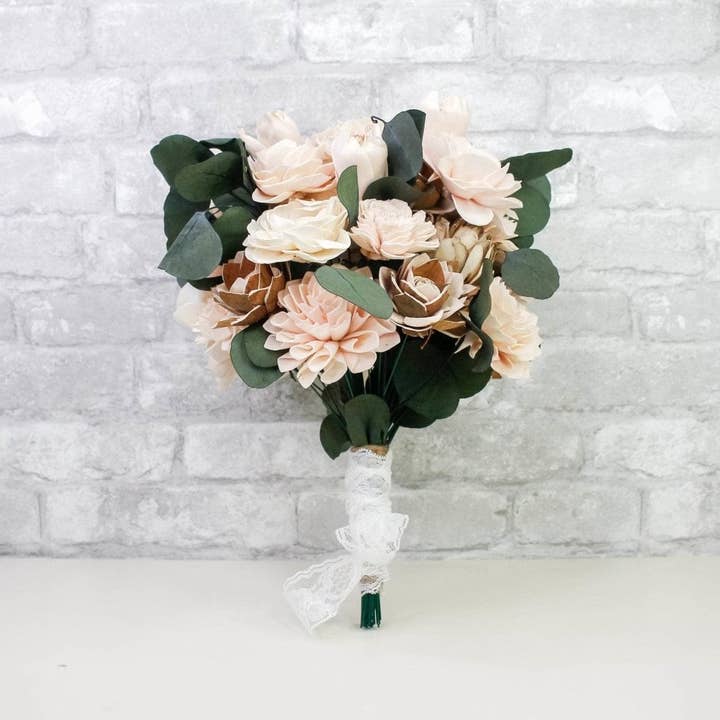 Sola Wood Flowers - Wholesale Dried/Pressed Flowers - Preserved Silver Dollar Eucalyptus - Green4