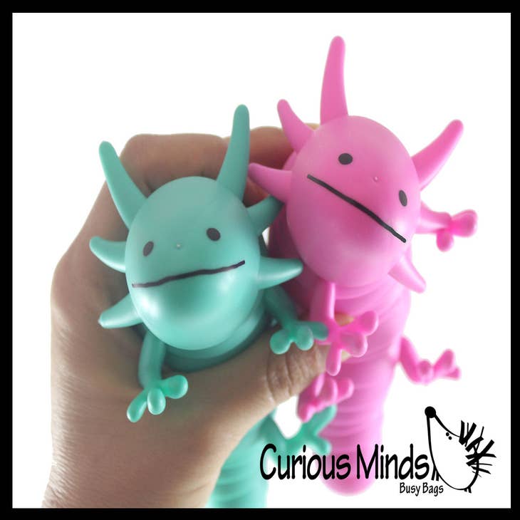 Wholesale 1 Axolotl Fidget - Large Wiggle Articulated Jointed Moving for  your store - Faire