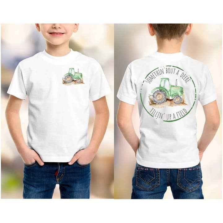 Somethin' Bout A Deere Kids Tee for wholesale by MidWest Tees