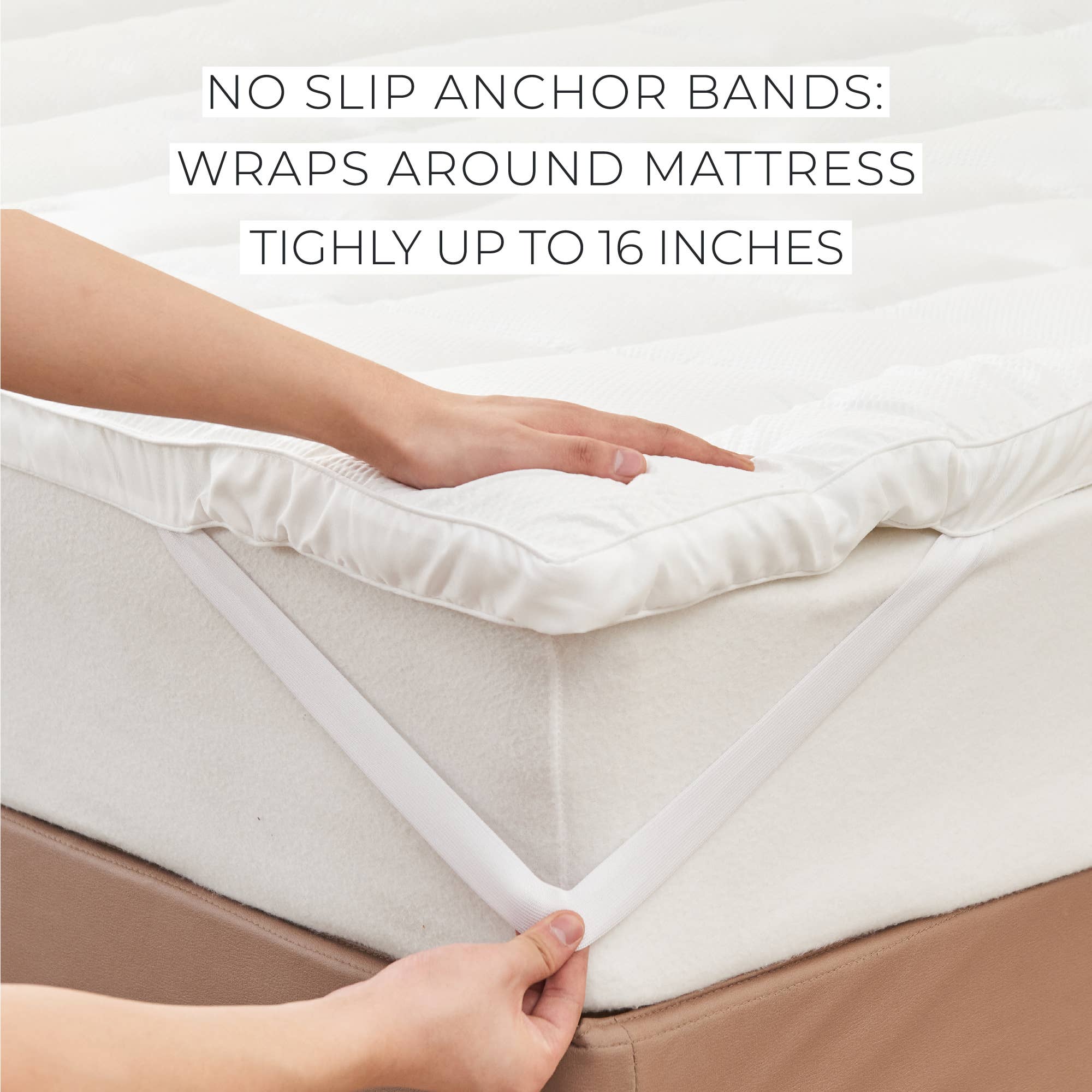 BH Collective - Wholesale Mattress Pad/Protector - Mattress Topper - 2in Thick - Restful Sleep Collection6