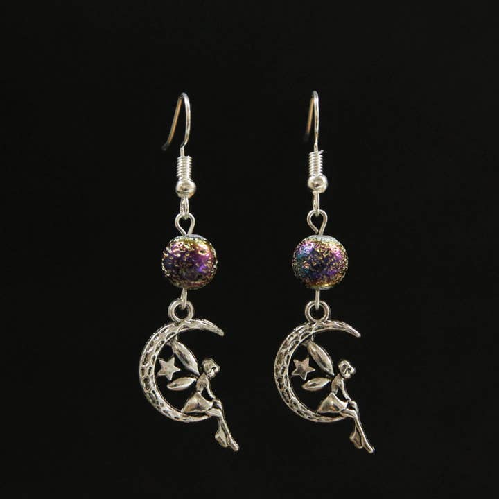 JAC Jewelry Designs - Wholesale Dangle Earrings - Asteroid and Fairy Moon Earrings2