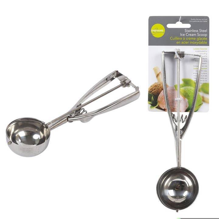 L. Gourmet Ice Cream Scoop, S.S for wholesale by Luciano Gourmet