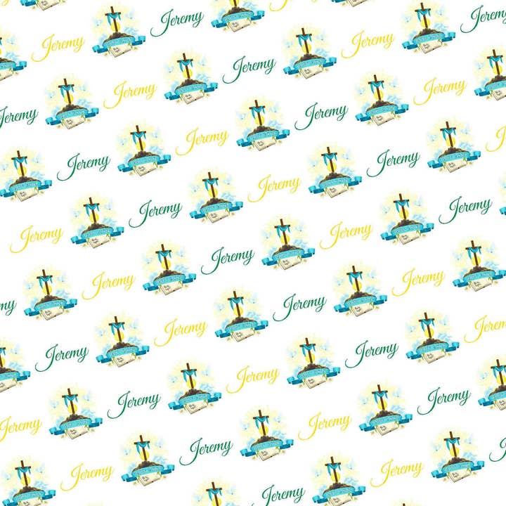 Lenço de papel personalizado da Páscoa Cruz por atacado de Potter's Printing