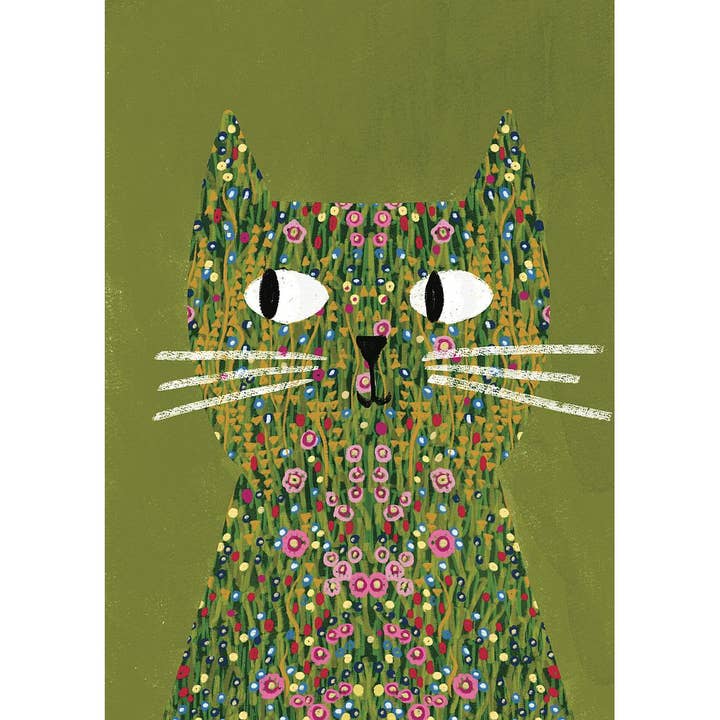Card-Klimt Cat for wholesale by Vevoke