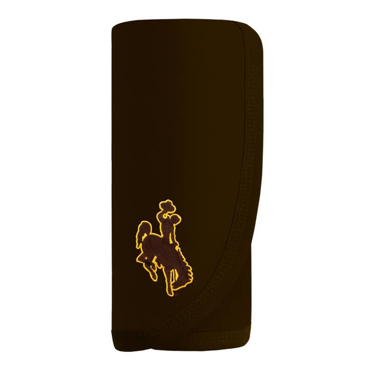 Wyoming Cowboys Solid Infant and Toddler Blanket for wholesale by Creative Knitwear