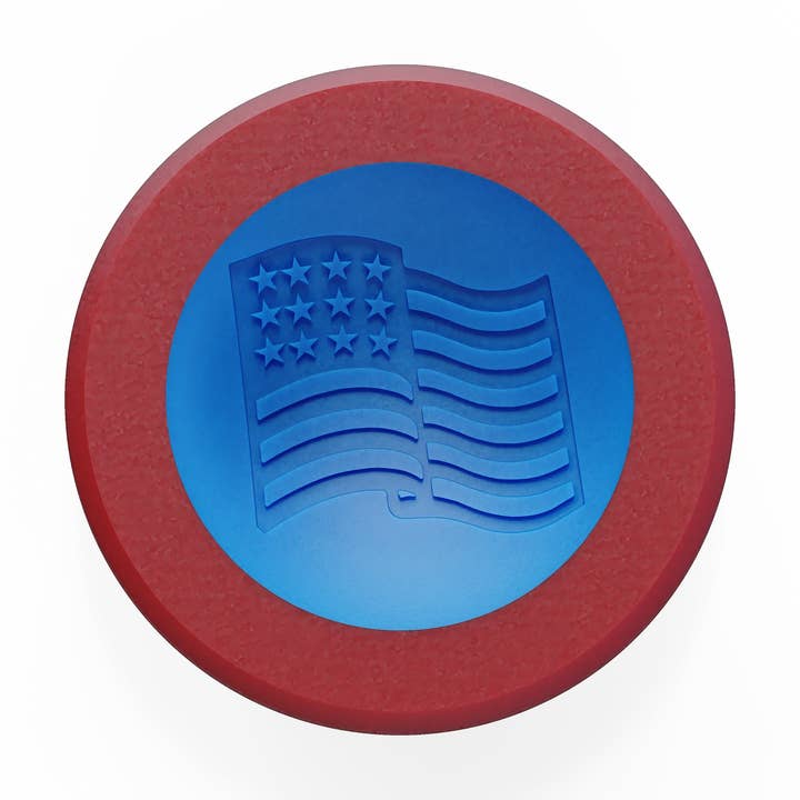 Lush Lawn Scented Vessel - American Flag (Limited Edition) for wholesale by Cape Candle