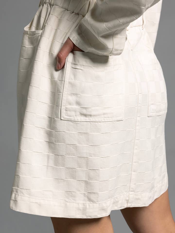 Weekend Los Angeles - Wholesale Dress - Women's - Checkered Pattern Dress - ADORIA DRESS3