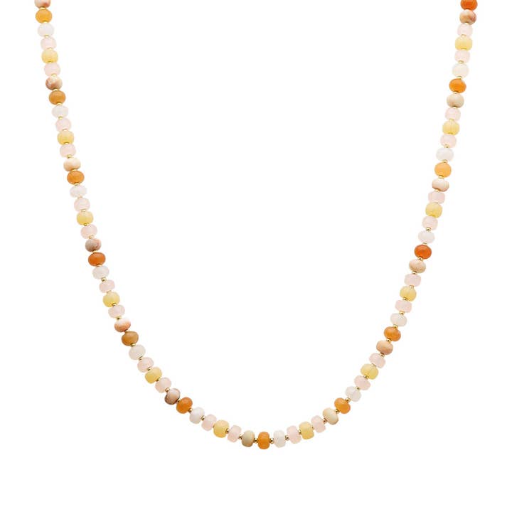 Pink "Candy" Beaded 16"-18" Necklace for wholesale by What's Hot