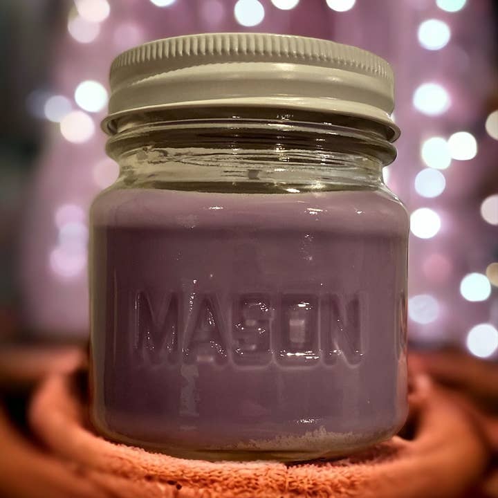Nature's Love Product - Wholesale Jar/Filled Candle - Hand poured Lavender Candle Soy and Beeswax2
