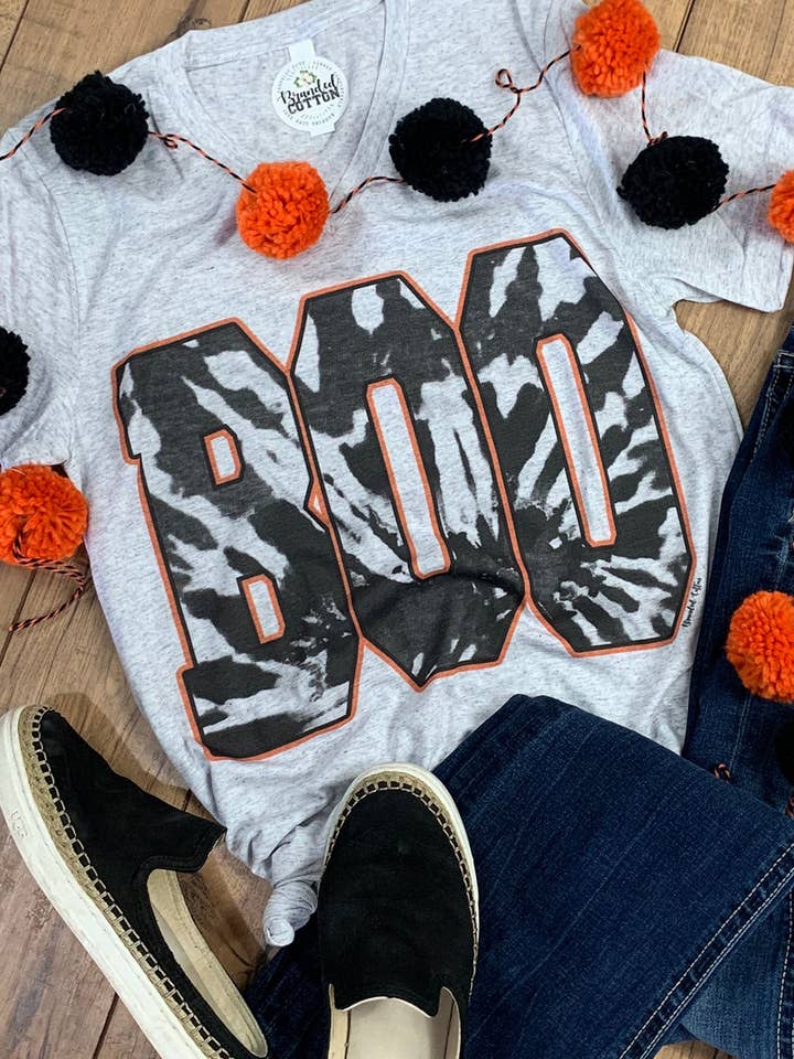 BOO Tie Dye for wholesale by Branded Cotton