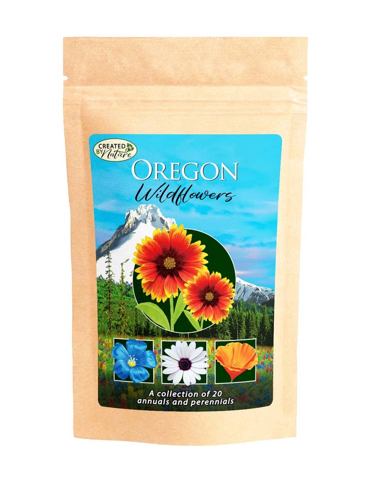 Oregon Wildflower Seed Mix for wholesale by Created By Nature