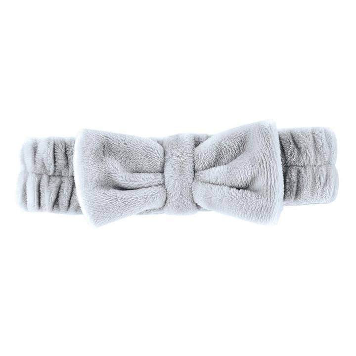 Bella Sleep + Spa - Wholesale Spa Headband - Plush Bow Headband - Coastal