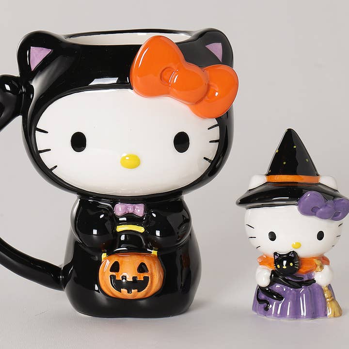 Blue Sky Clayworks - Wholesale Coffee Mug - Hello Kitty Halloween Figural Mug and Figurine Gift Set