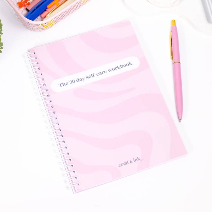 Le planificateur de 30 jours pour les soins personnels pour la vente par Coral and Ink