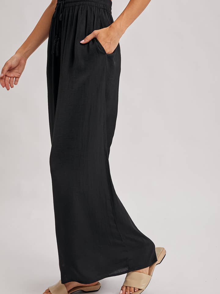 Bluivy – wholesale Pants – Women's – SILKY PALAZZO WIDE LEG PANTS1