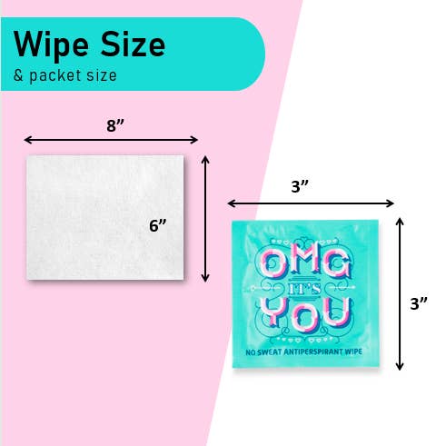 LA Fresh - Wholesale Deodorant - Women's - LA Fresh No Sweat Antiperspirant Wipes Individual Wrapped
