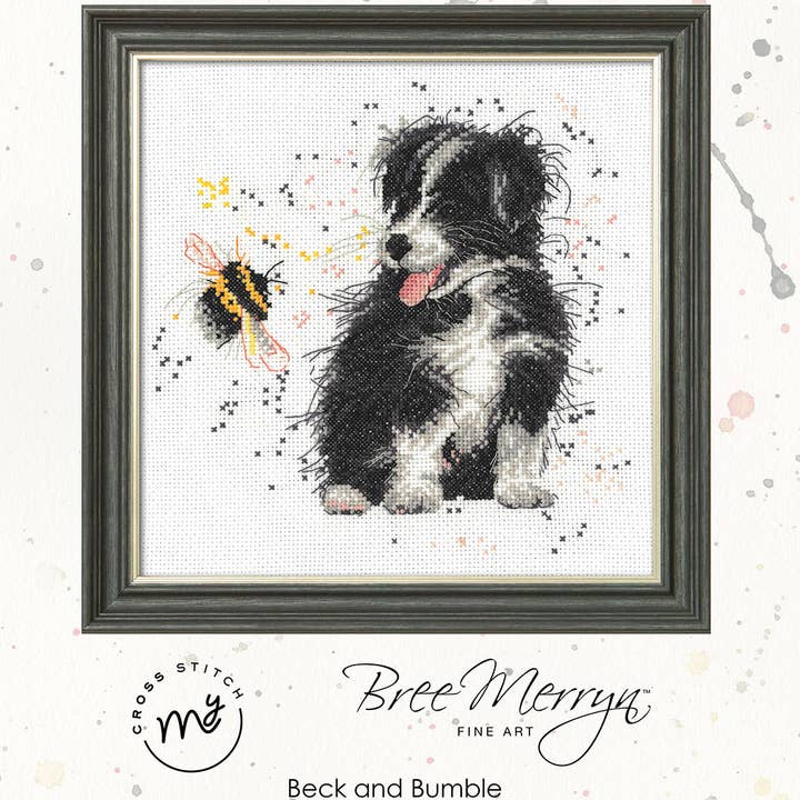 Creative World of Crafts - Wholesale Craft Sewing Kit - Bree Merryn - Beck and Bumble Cross Stitch Kit1