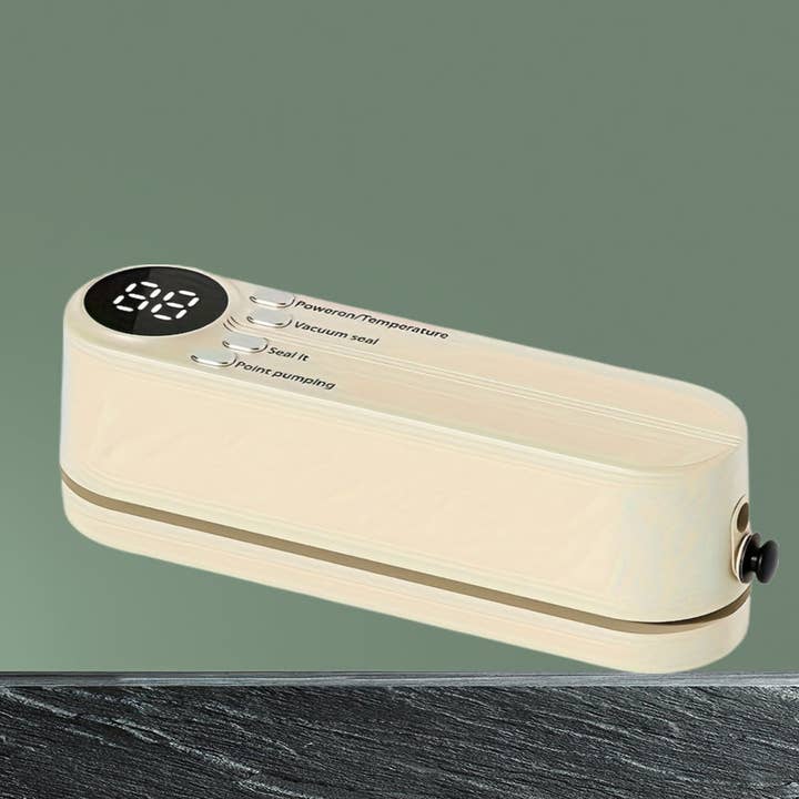 Modpopdeco - Wholesale Kitchen Appliance - Automatic Vacuum Food Sealer Preserves Freshness One-Touch Operation Space Saving Ideal for Snacks Meat Fruits Vegetables1