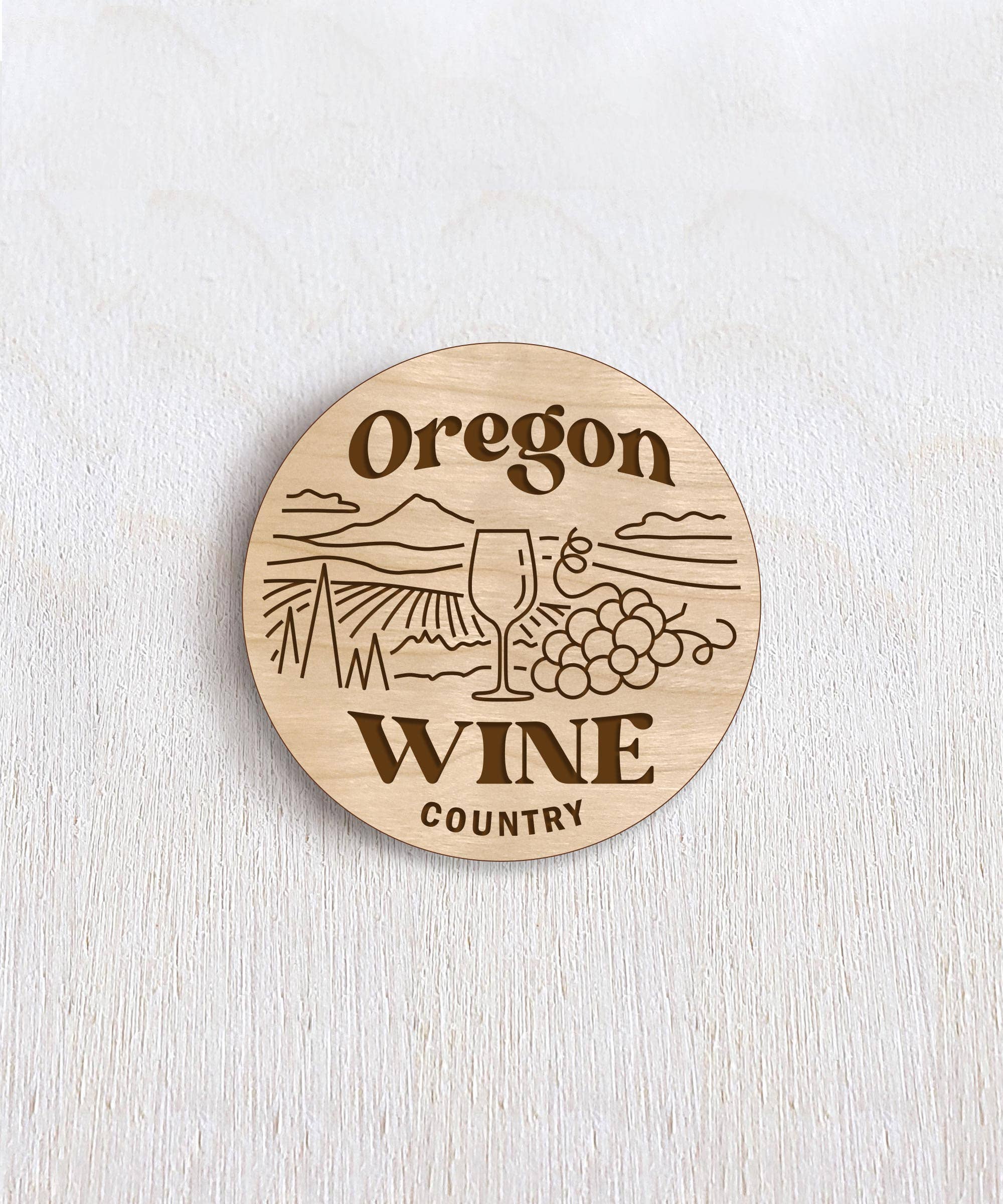 Forever Northwest - Wholesale Magnet - Oregon Wine Country Magnet1