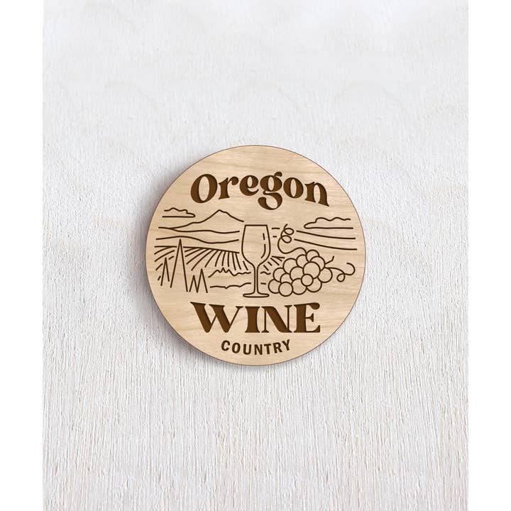 Forever Northwest - Wholesale Magnet - Oregon Wine Country Magnet1