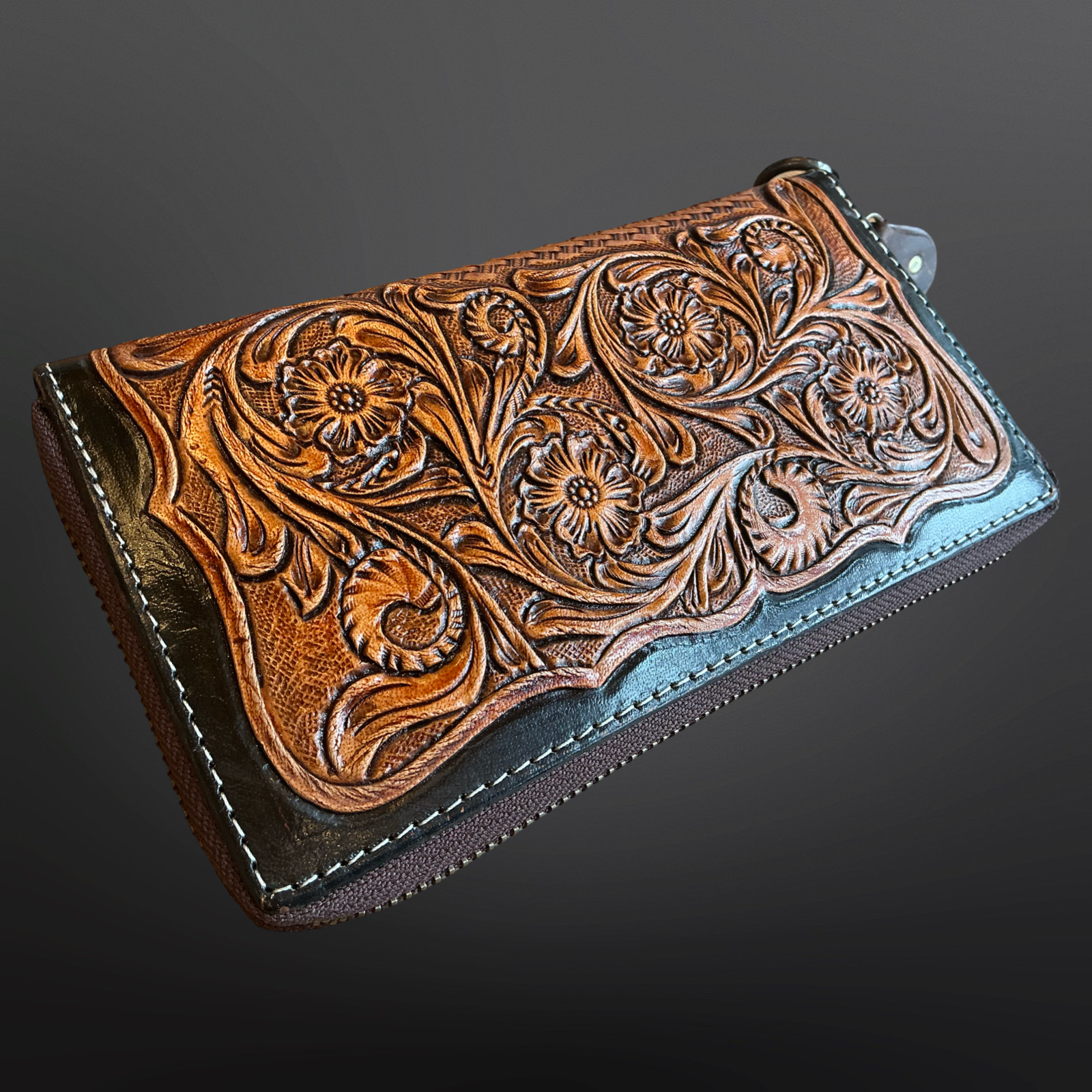 Westrian International - Wholesale Wallet - Women's - CLEARANCE Tooled Leather Western Accordion Wallet4