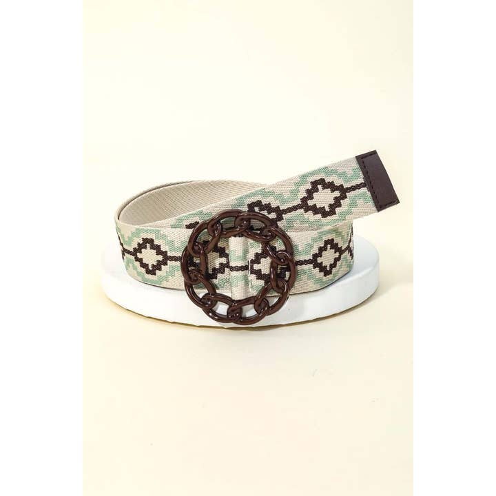 Anarchy Street - Wholesale Belt - Women's - Boho Braided Belt Solid Chain Buckle5