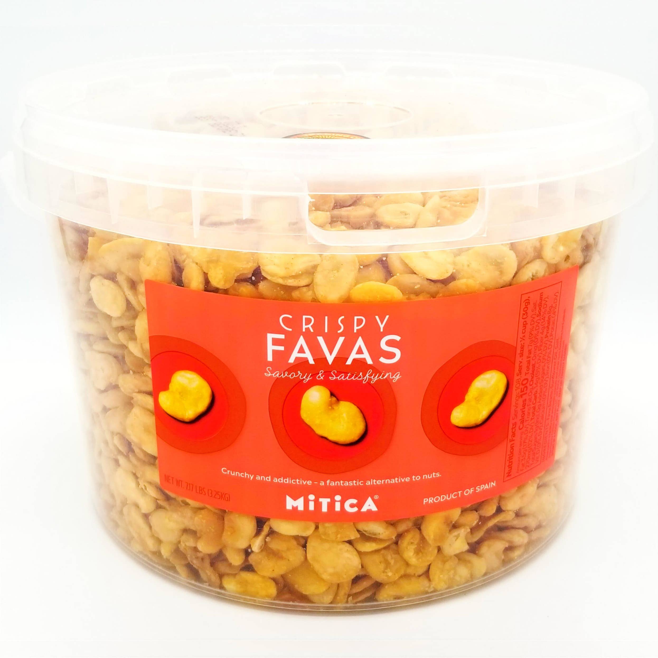 Saturiwa Trading Company – wholesale Beans – Spanish Crispy Fried Fava Beans  7.17 Lb Tub0