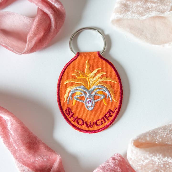 Lindy Stark Designs – wholesale Keychain – Women's – Showgirl Embroidered Keychain1