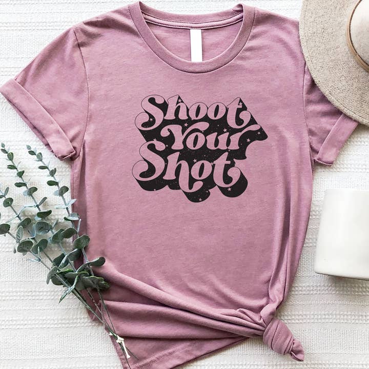 Shoot Your Shot Tee for wholesale by Out Of Office Brands