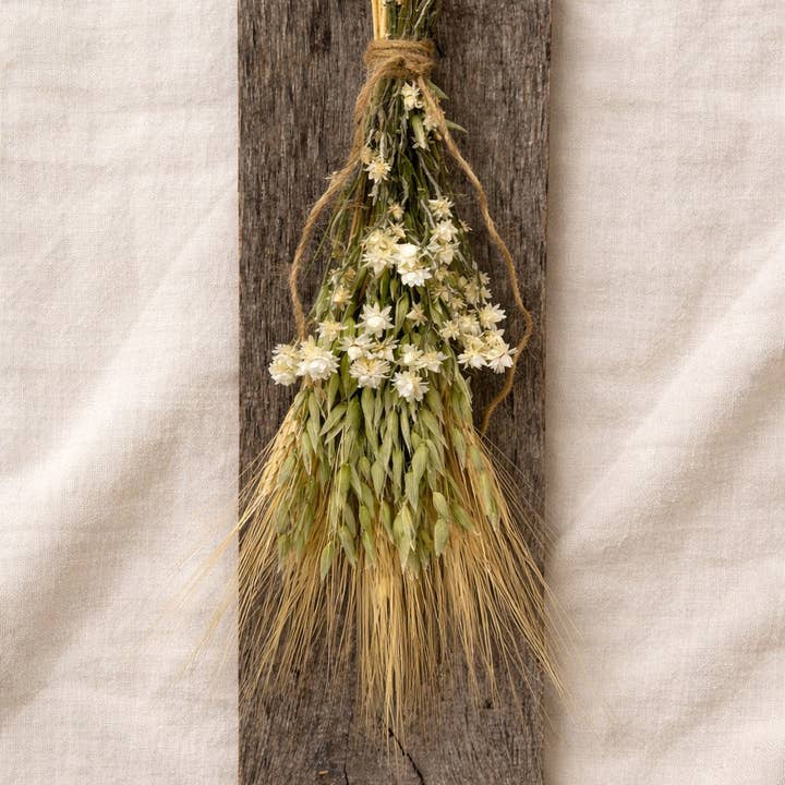 Simple Grains Bouquet on Weathered Wood for wholesale by Dried Decor