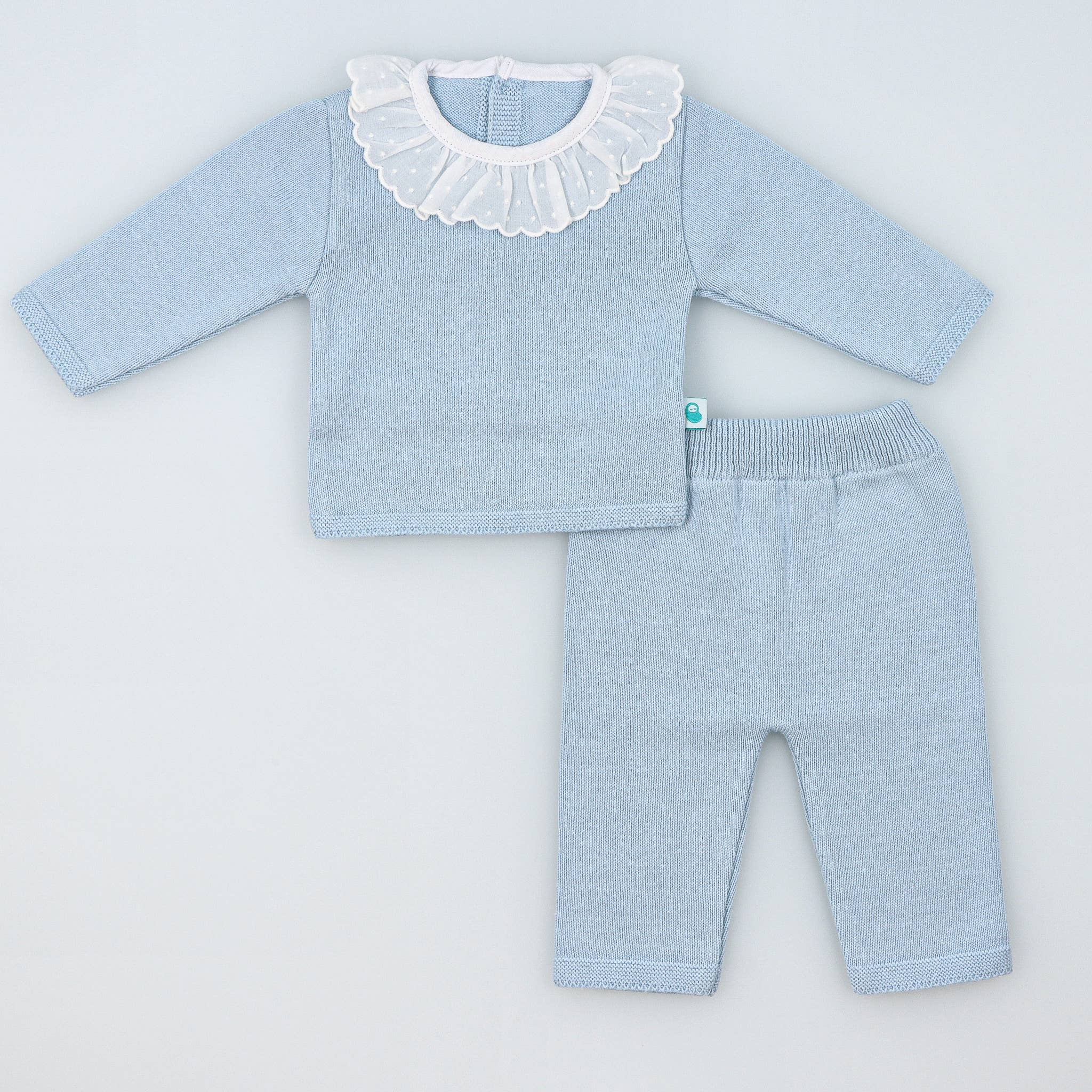 Bean Baby Clothes - Wholesale Clothing Set - Baby - Conjunto de Camisola e Calças de Malha para Bebé15