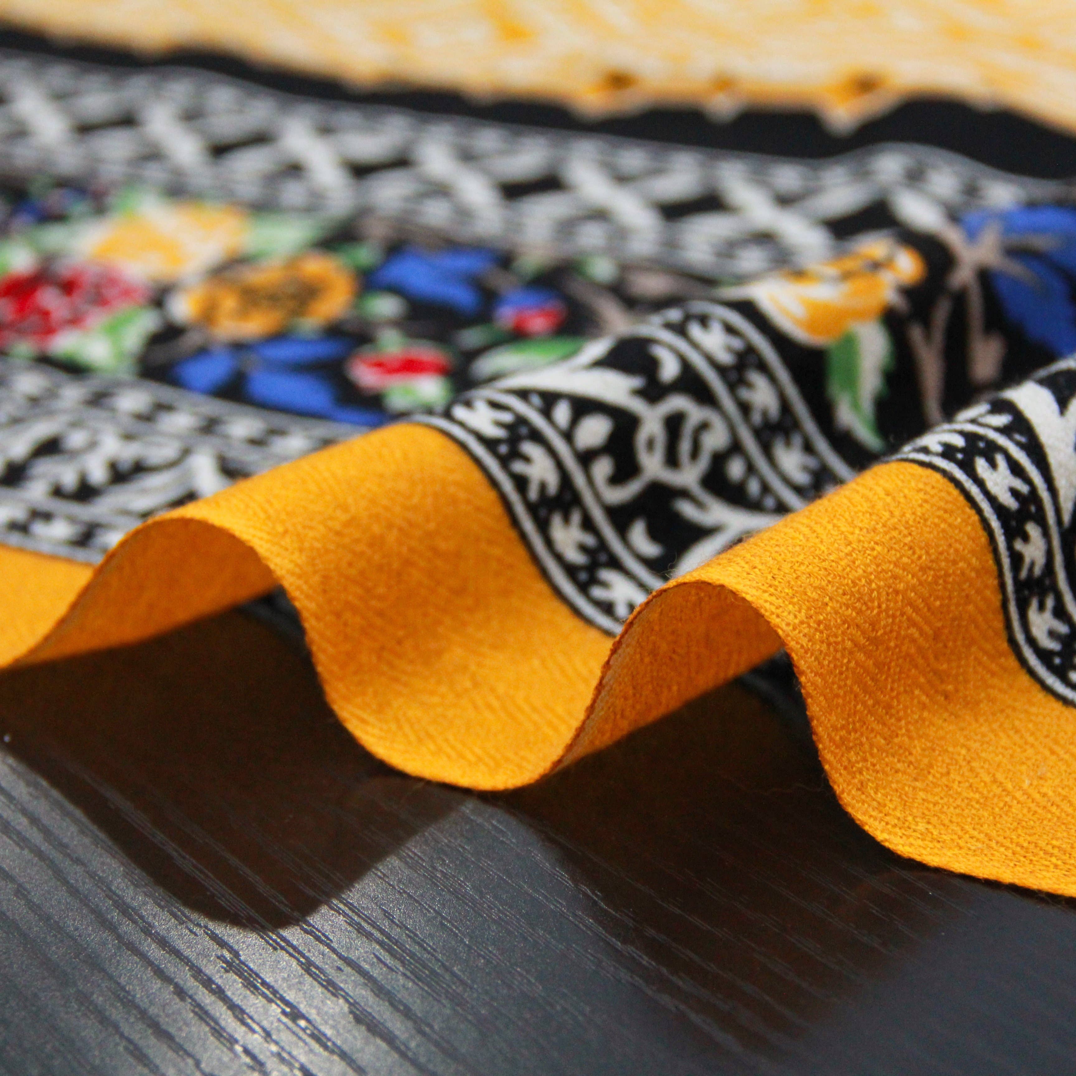 Scarflings - Wholesale Scarf - Women's - Harlequin Canary Wool Shawl - Yellow5