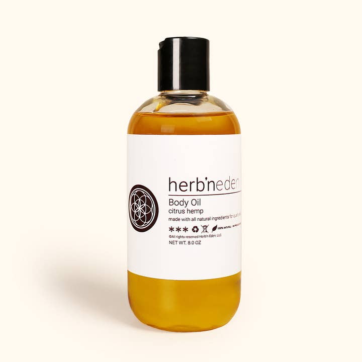 Herb'N Eden – wholesale Bath/body oil – Citrus Hemp Body Oil3