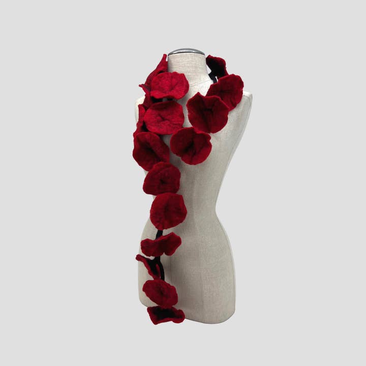 Feltiful - Wholesale Scarf - Women's - 20 Flowers Scarf, Flowers Garland or Wall Hanging4
