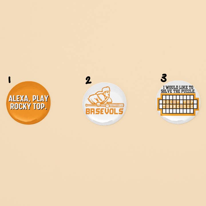 Botões do Dia do Jogo | 3 Opções por atacado de GameDayDrips