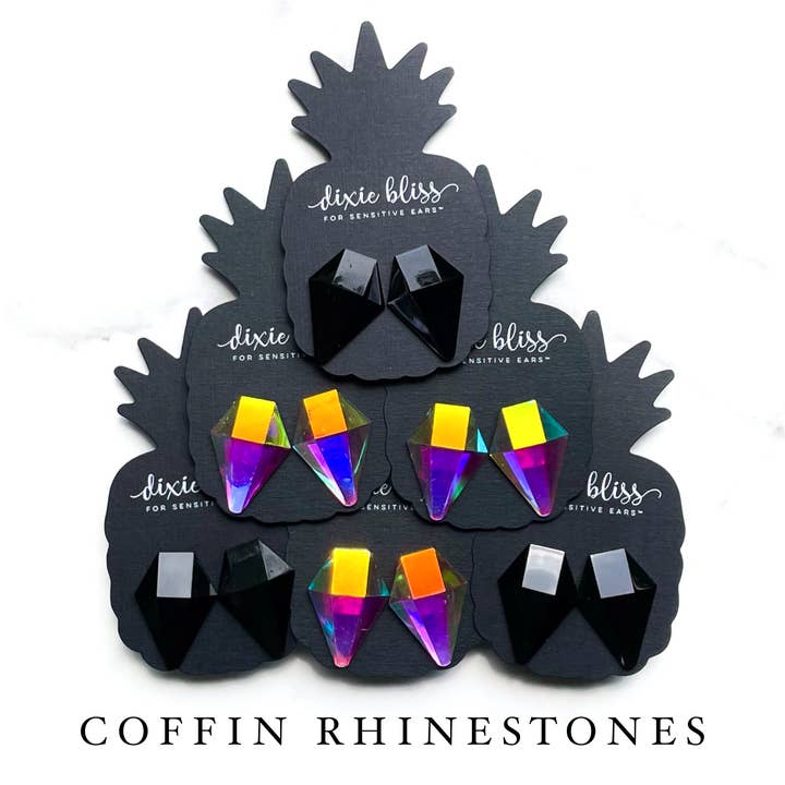 Coffin Rhinestones for wholesale by Dixie Bliss