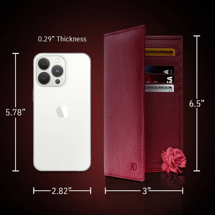 Access Denied Accessories - Wholesale Wallet - Unisex - Genuine Leather Checkbook Cover For Women &Men RFID Blocking11